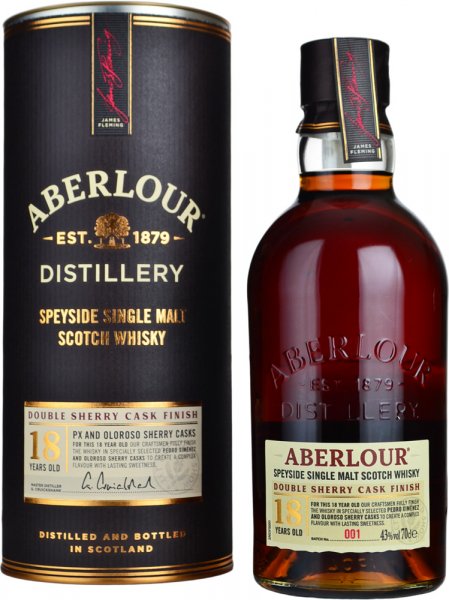 Aberlour 18 Year Old Double Sherry Cask Single Malt Whisky 70cl