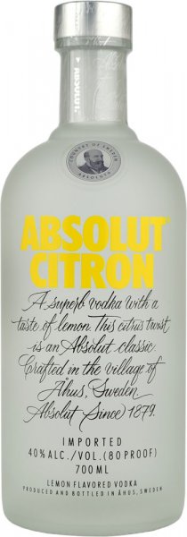Absolut Citron Vodka 70cl