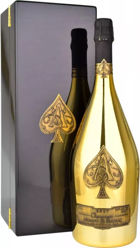 Armand de Brignac Ace of Spades Brut Gold Champagne 1.5 Liter Magnum |  Flask Fine Wine