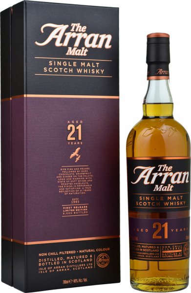 Arran 21 Year Old First Release Limited Edition Single Malt Whisky 70cl