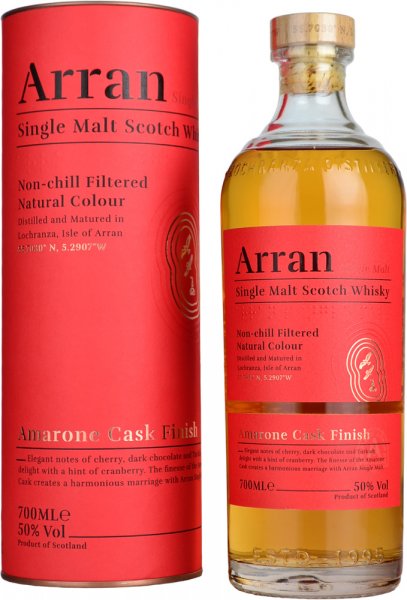 Arran Amarone Cask Finish Single Malt Whisky 70cl