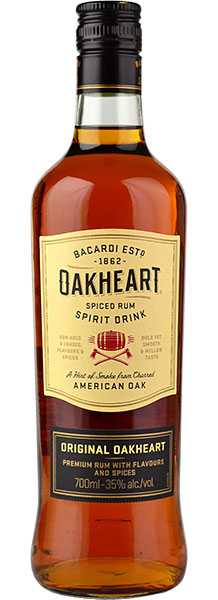 Bacardi Oakheart Spiced Rum 70cl