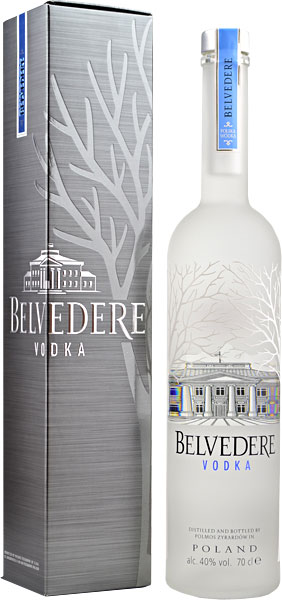 Belvedere Pure Vodka 70cl in Branded Box