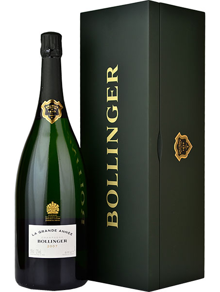 Bollinger Grande Annee 2007 Champagne Magnum (1.5 litre) in Green Wood Box