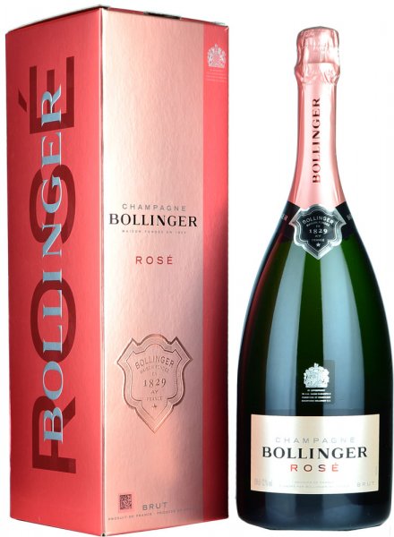 Bollinger Rose NV Champagne Magnum (1.5 litre) in Branded Box