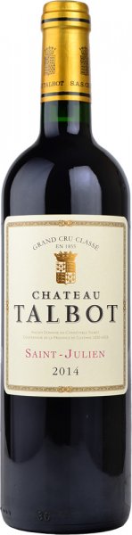 Chateau Talbot, Cru Classe, St Julien 2014 75cl