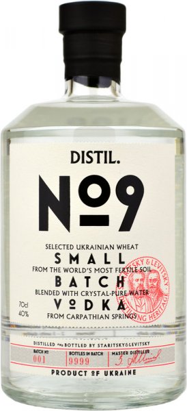 Distil No. 9 Small Batch Vodka 70cl