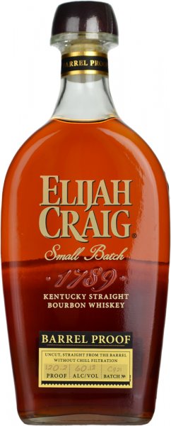Elijah Craig 12 Year Old Barrel Proof Bourbon 60.1% ABV 70cl