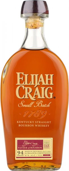 Elijah Craig Small Batch Bourbon Whiskey 47% ABV 70cl
