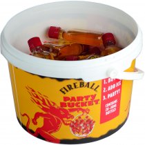Fireball Cinnamon Whisky Liqueur Party Bucket 20 x 5cl