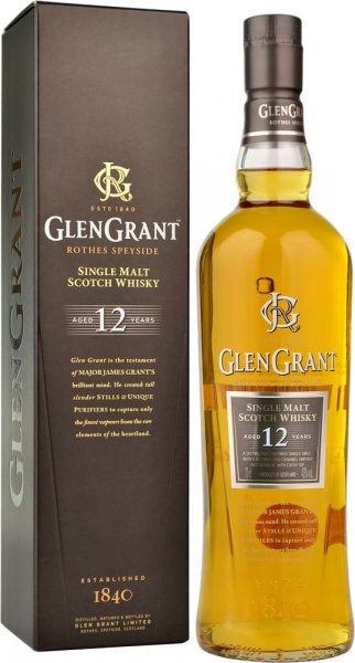 Glen Grant 12 Year Old Single Malt Scotch Whisky 70cl