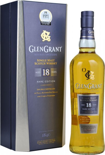 Glen Grant 18 Year Old Rare Edition Single Malt Scotch Whisky 70cl