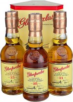 Glenfarclas Tripack Single Malt Whisky (15yo, 21yo, 25yo) 3x20cl Gift Set