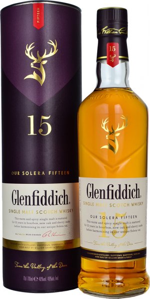 Glenfiddich 15 Year Old Unique Solera Reserve 70cl