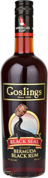 Goslings Black Seal 80 Proof Rum 70cl