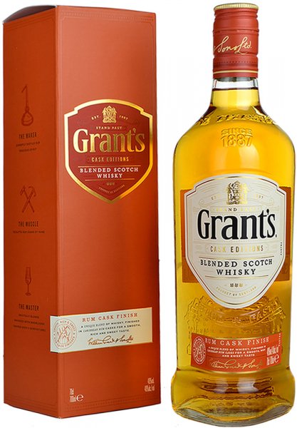 Grant's Rum Cask Finish Blended Scotch Whisky 70cl
