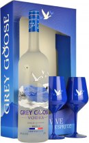 Grey Goose Vodka Magnum Gift Set 1.75 litre with 2 Acrylic Glasses