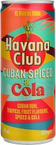 Havana Club Cuban Spiced Rum & Cola Can 250ml