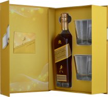 Johnnie Walker Gold Label Reserve 70cl with 2 Glasses Gift Pack