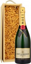 Moet & Chandon Brut NV Champagne Magnum (1.5 ltr) in Wood Box