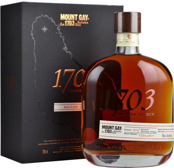 Mount Gay 1703 Rum - Master Select Release 2019 70cl