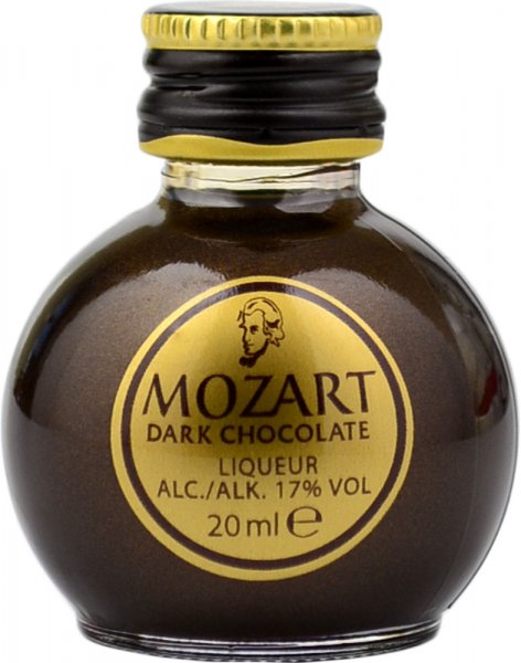 Mozart Dark Chocolate Liqueur Miniature 2cl