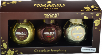 Mozart Trio Milk, Dark & White Chocolate Liqueur Miniature Gift Set 3 x 5cl