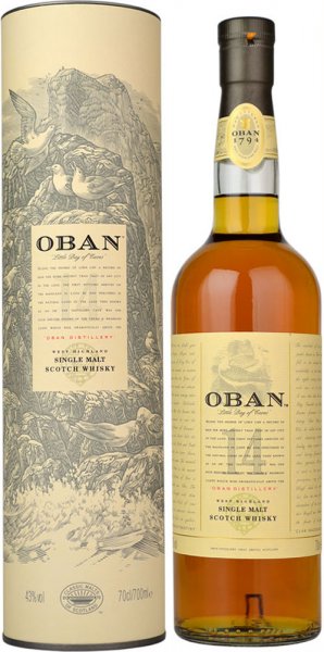 Oban 14 Year Old Single Malt Whisky 70cl
