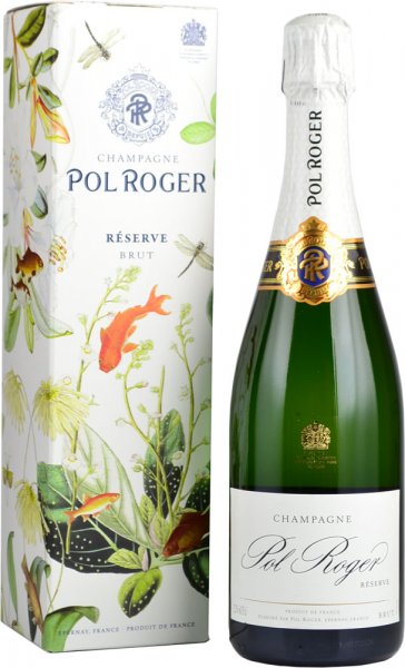 Pol Roger Brut Reserve NV Champagne 75cl in Branded Box