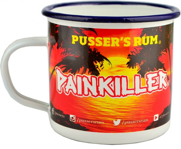 Pussers Rum Painkiller Tin Cup