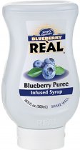 Real Blueberry Puree Syrup 500ml Squeezy Bottle
