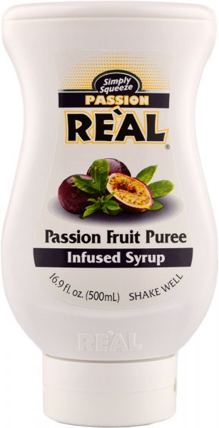 Real Passion Fruit Puree Syrup 500ml Squeezy Bottle