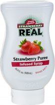 Real Strawberry Puree Syrup 500ml Squeezy Bottle