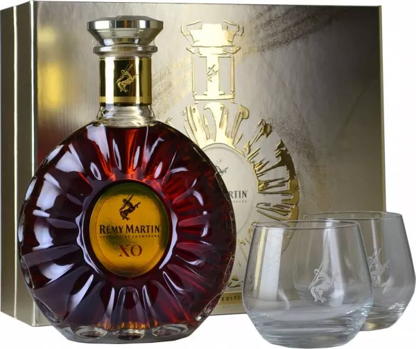 Remy Martin XO Cognac 70cl with 2 Glasses Gift Pack