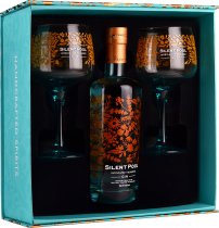 Silent Pool Gin 70cl with 2 Glasses Gift Set