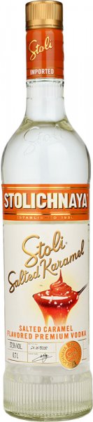 Stoli Salted Caramel Vodka (Stolichnaya) 70cl