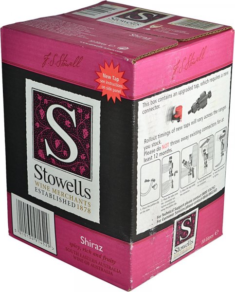 Stowells Shiraz, Australia 10 litre