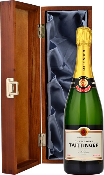 Taittinger Brut NV Champagne 75cl in Wood Box (LH)