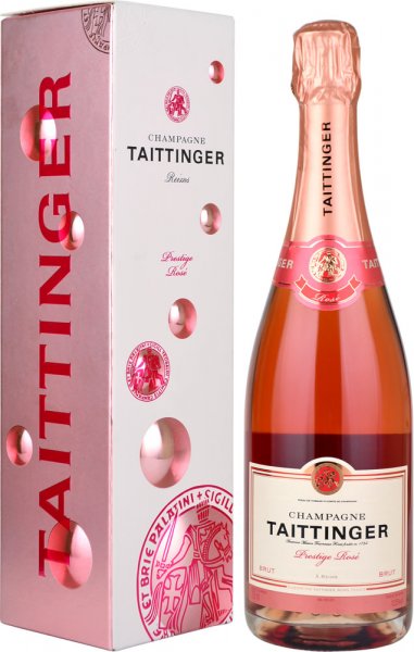 Taittinger Prestige Rose NV Champagne 75cl in Taittinger Box