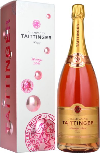 Taittinger Prestige Rose NV Champagne Magnum (1.5 litre) in Taittinger Box