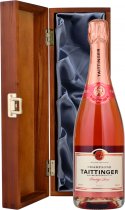 Taittinger Rose NV Champagne 75cl in Wood Box (LH)