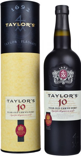Taylors 10 Year Old Tawny Port 75cl in Gift Tube
