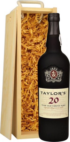 Taylors 20 Year Old Tawny Port 75cl in Wood Box (SL)