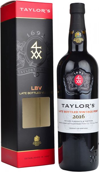 Taylors Late Bottled Vintage Port 2016 75cl in Taylors Box