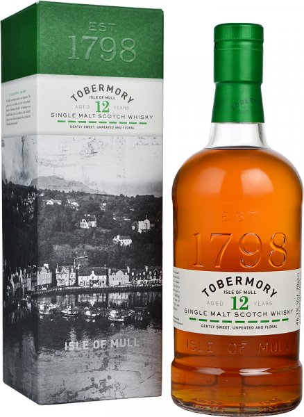 Tobermory 12 Year Old Single Malt Scotch Whisky 70cl
