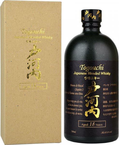 Togouchi 18 Year Old Japanese Blended Whisky 70cl