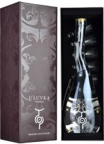 ULuvka Vodka Magnum / 1.75 litre in Gift Box with 6 Shot Glasses