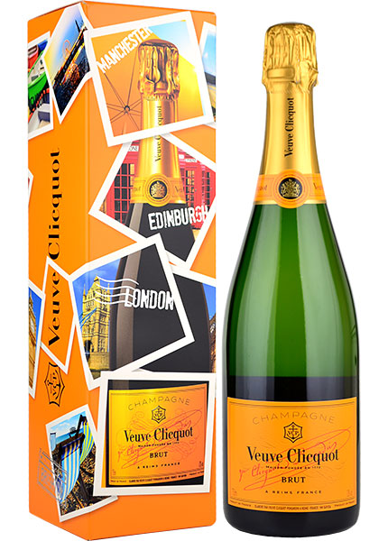 Veuve Clicquot Brut NV Champagne 75cl in Limited Edition UK Box